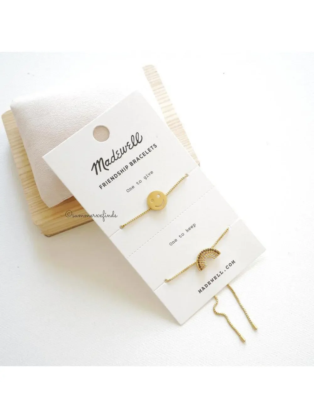 Madewell Friendship Chain Bracelet Set
